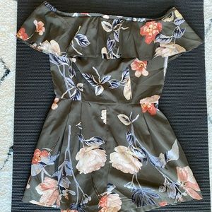 Beautiful LF off the shoulder romper- worn twice